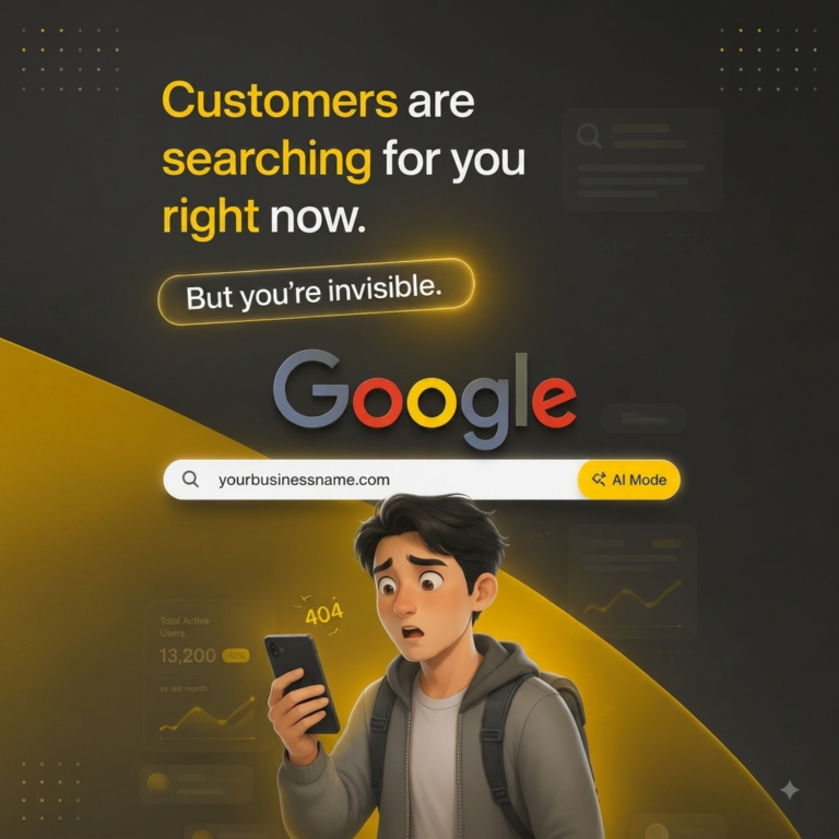 Google search visibility and local SEO guide illustration for business owners